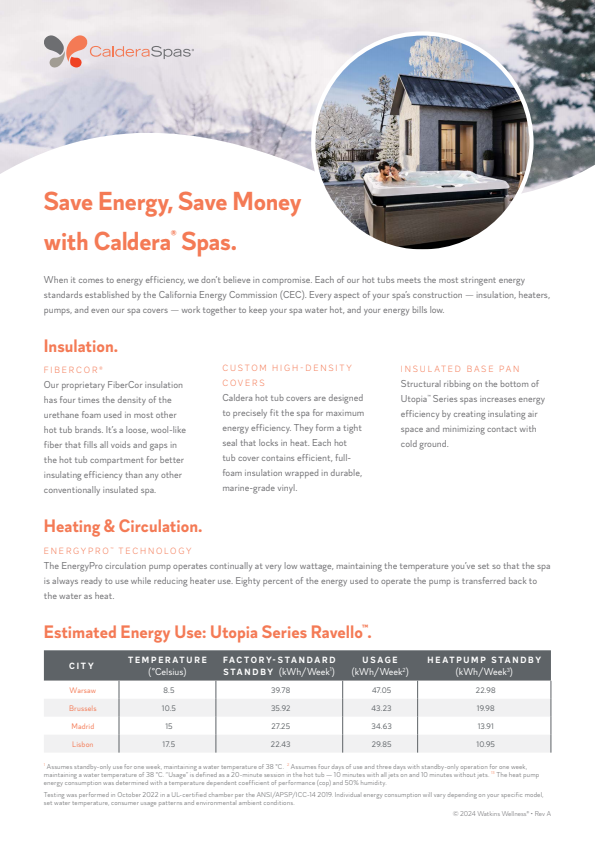 PDF Document -  Caldera Utopia Hot Tubs Energy Efficiency