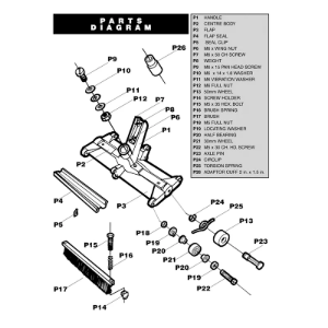 Fairlocks Pool Cleaner 19"  Vacuum Head  Spares