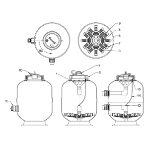 Lacron Pure-20 Side Mount Filter Spares  