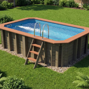 Plastica Wooden Above Ground Exercise Pool