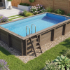 Plastica Nazca Wooden Above Ground Pool 6m x 3m 