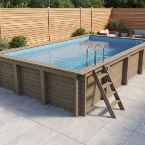 Plastica Nazca Wooden Above Ground Pool 6m x 4m