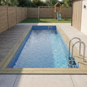 Plastica Nazca Wooden Above Ground Lap Pool 8m x 2m