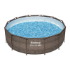 Bestway Steel Pro Max Rattan Round Above Ground Swimming Pool 